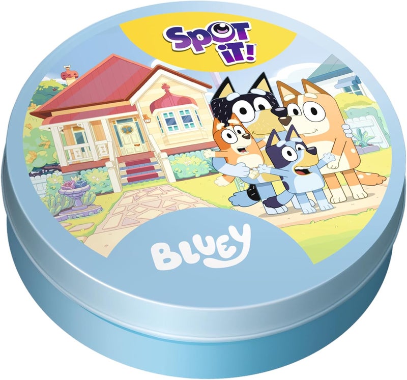 Asmodee Spot It! Bluey Card Game - Fast-Paced Matching Game Featuring Bluey & Friends, Fun for Family, Kids & Adults, Ages 4+, 2-8 Players, 15 Minute Playtime - Image 2